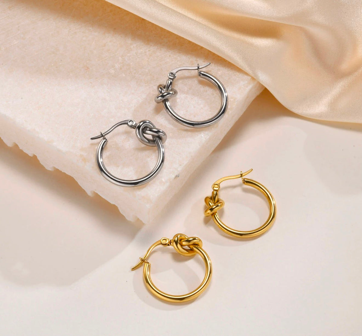 Twist Hoop Earrings