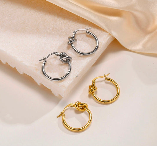 Twist Hoop Earrings